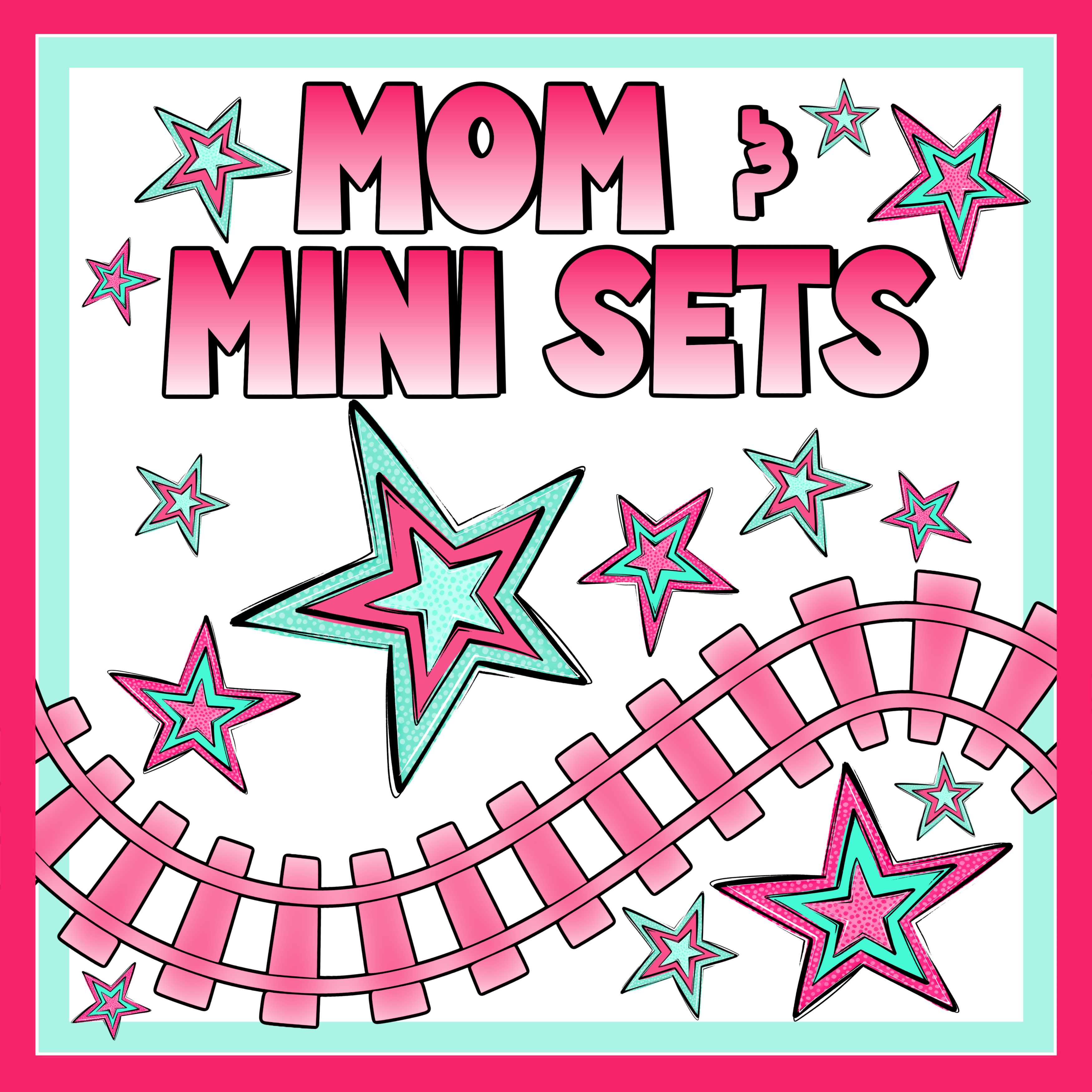 Mom & Mini Sets – Pink Rail Creations