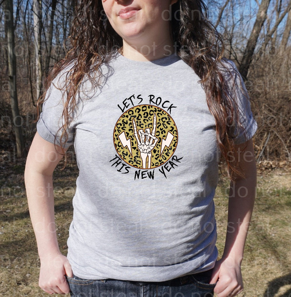 01-07 Let's rock this new year DTF TRANSFER ONLY