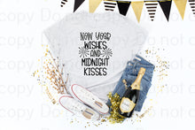 Load image into Gallery viewer, 01-12 New Year Wishes And Midnight Kisses Completed Tee
