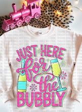 Load image into Gallery viewer, 01-36 Just here for the Bubbly Completed Tee
