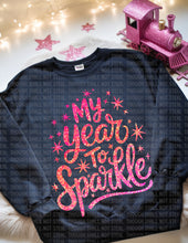 Load image into Gallery viewer, 01-37 My Year to Sparkle Completed Tee
