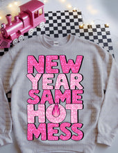 Load image into Gallery viewer, 01-44 New Year, Same Hot Mess Completed Tee
