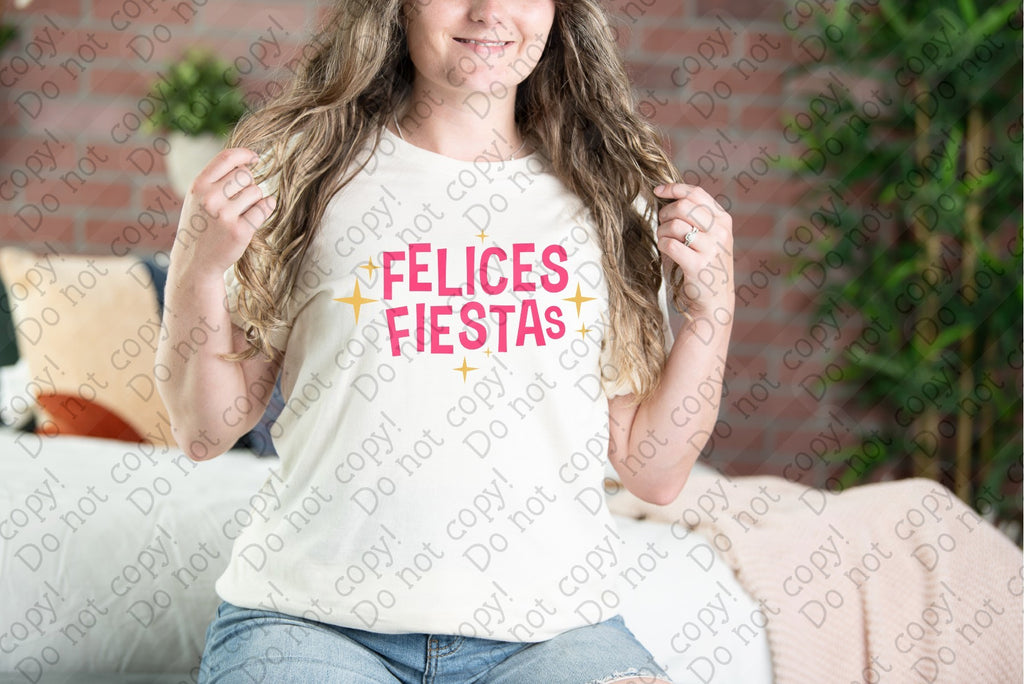 01-61 Felices Fiestas Completed Tee