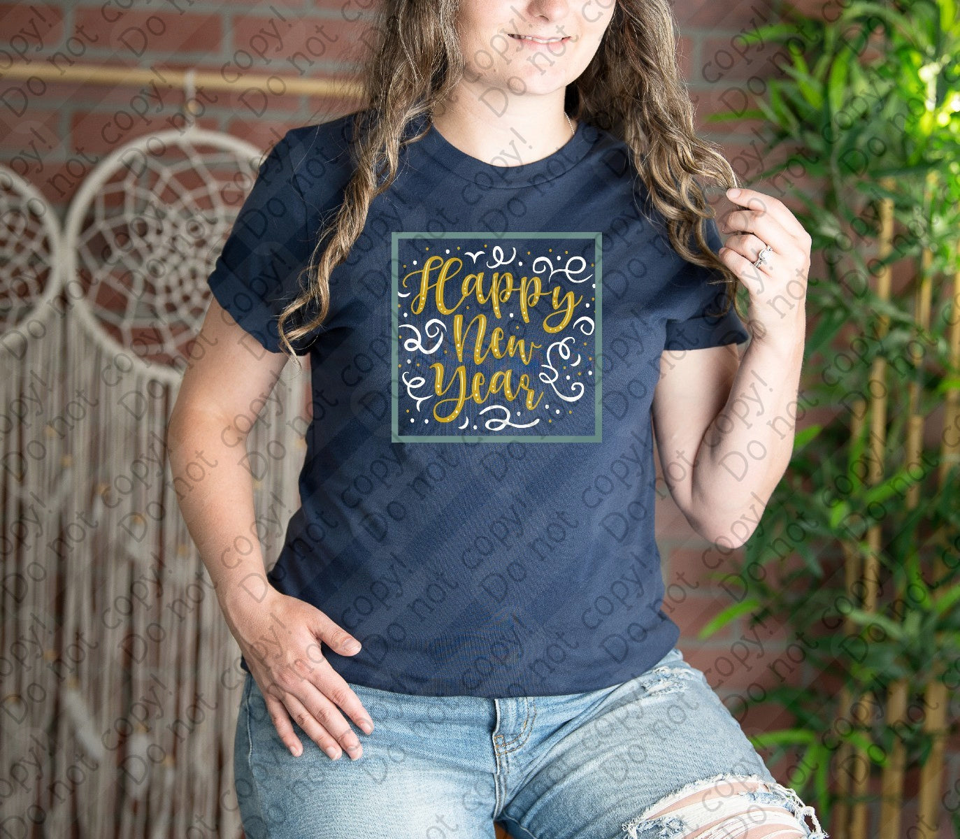 01-64 Happy New Year Completed Tee