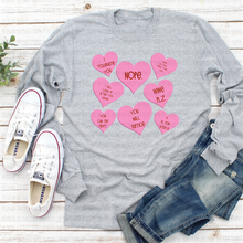 Load image into Gallery viewer, 02-15 Snarky Candy Hearts Completed Tee
