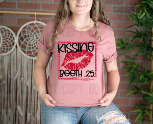 02-32 Kissing Booth DTF TRANSFER ONLY