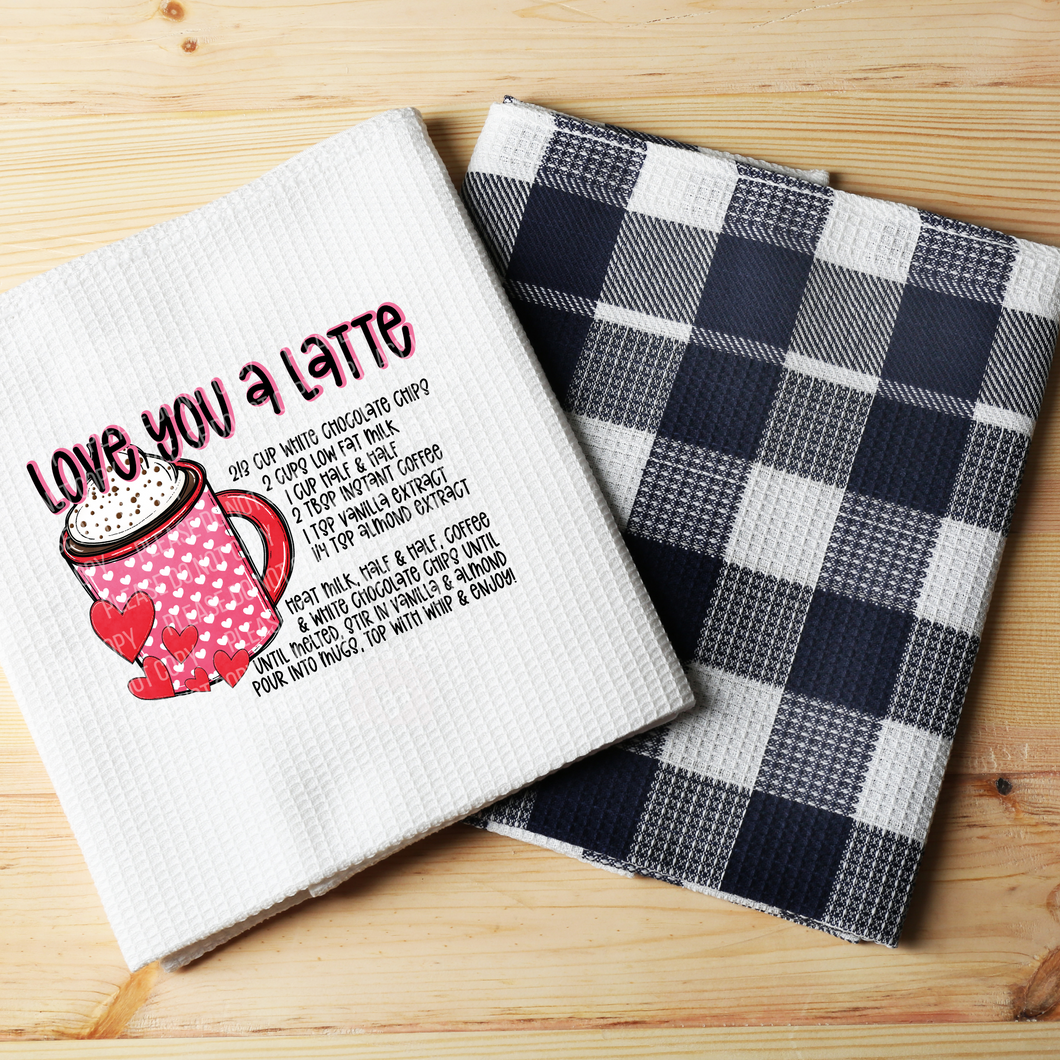 02-377 Love You A Latte Recipe Completed Tee