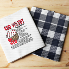 Load image into Gallery viewer, 02-380 Red Velvet Instructions And Recipe Completed Tee
