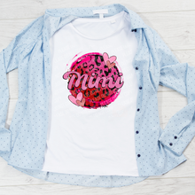 Load image into Gallery viewer, 02-392 Mini Pink Cheetah Circle Completed Tee
