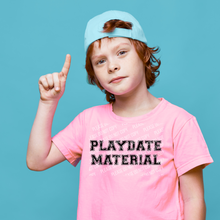 Load image into Gallery viewer, 02-393 Playdate Material Completed Tee
