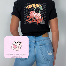 Load image into Gallery viewer, 02-397 Feeling Lucky Completed Tee
