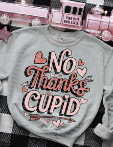 02-413 No Thanks Cupid Completed Tee