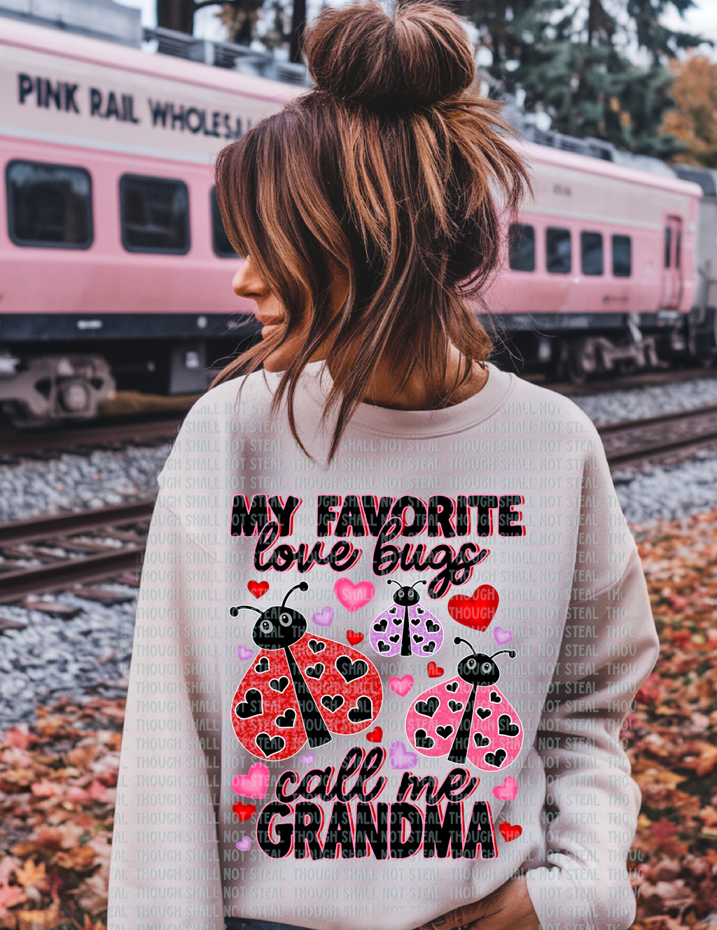 02-417 My favorite Love Bugs Call Me (Names 1) Completed Tee