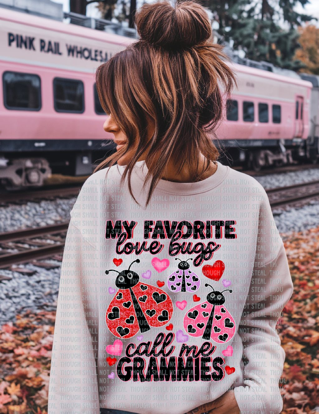 02-417 My favorite Love Bugs Call Me (Names 1) Completed Tee