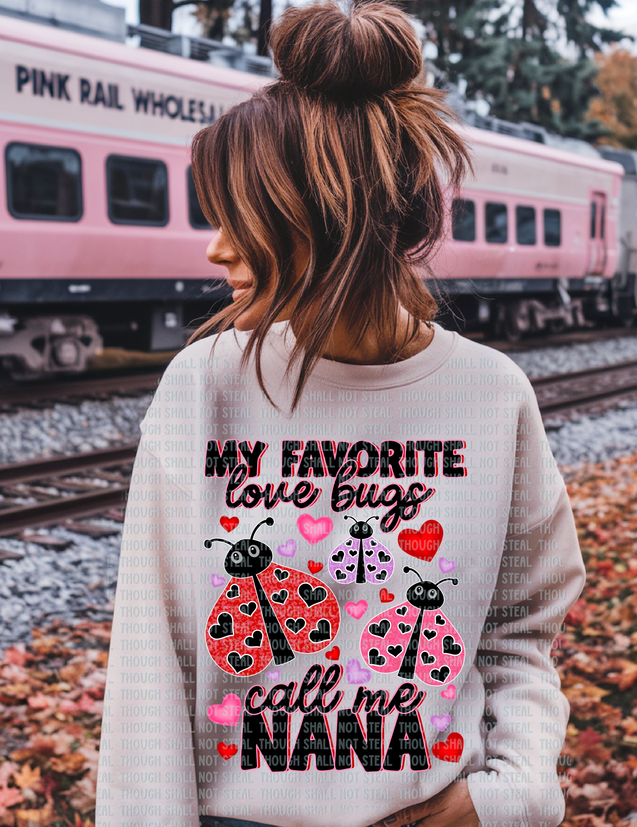 02-417 My favorite Love Bugs Call Me (Names 1) Completed Tee