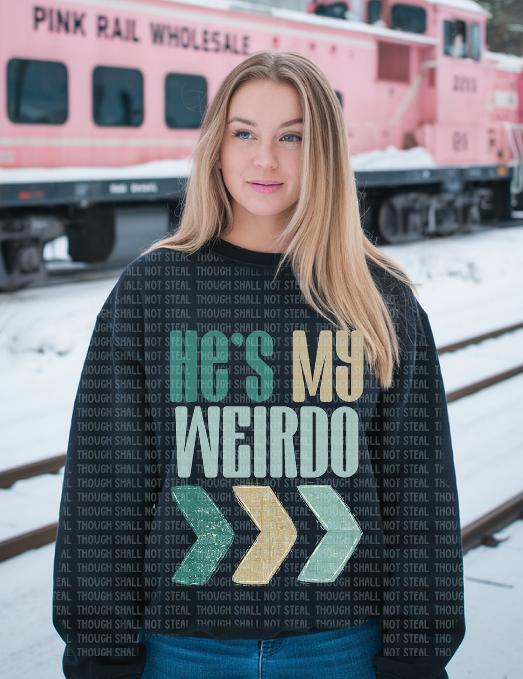 02-435 A He_s My Weirdo Completed Tee