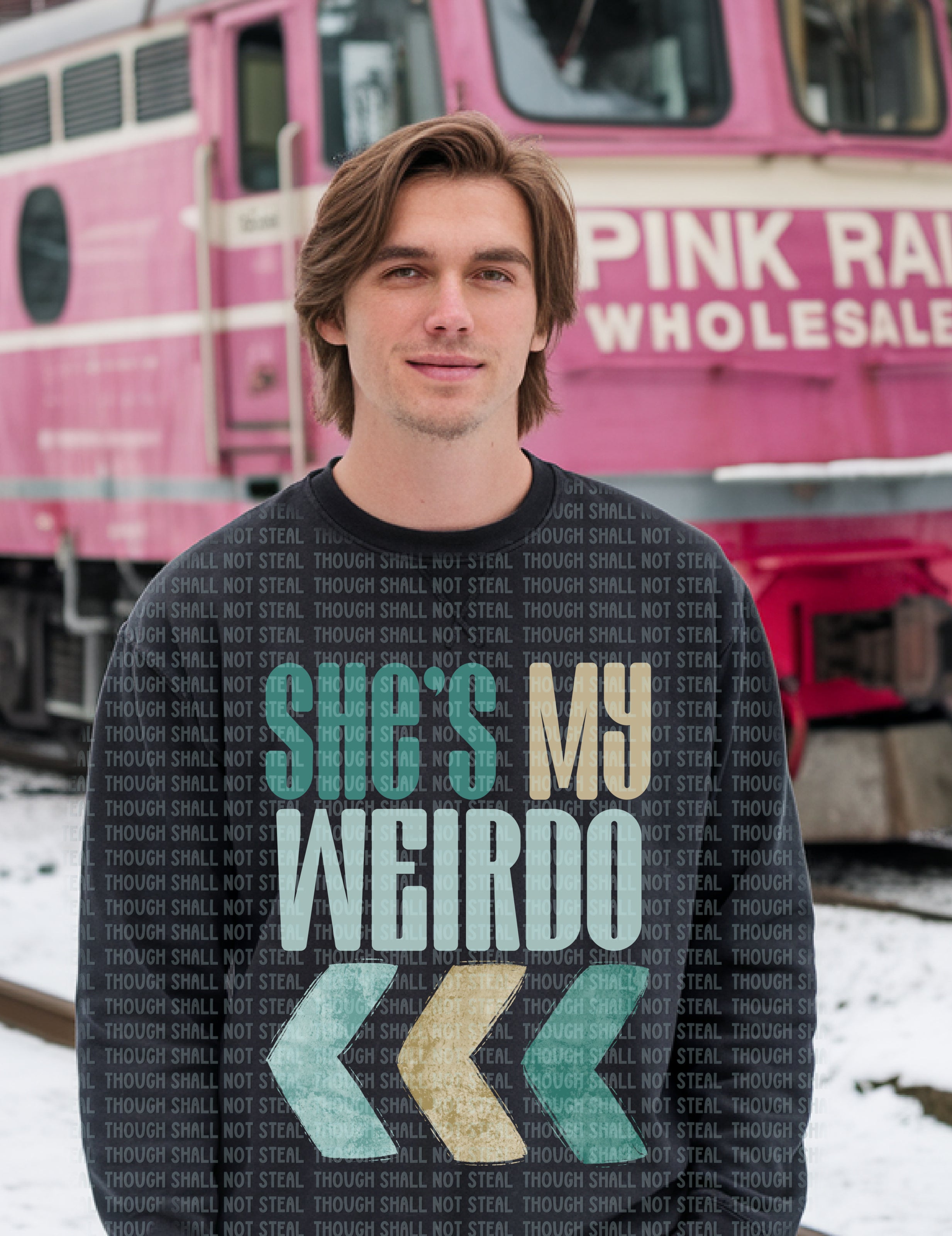 02-435 B She_s My Weirdo Completed Tee