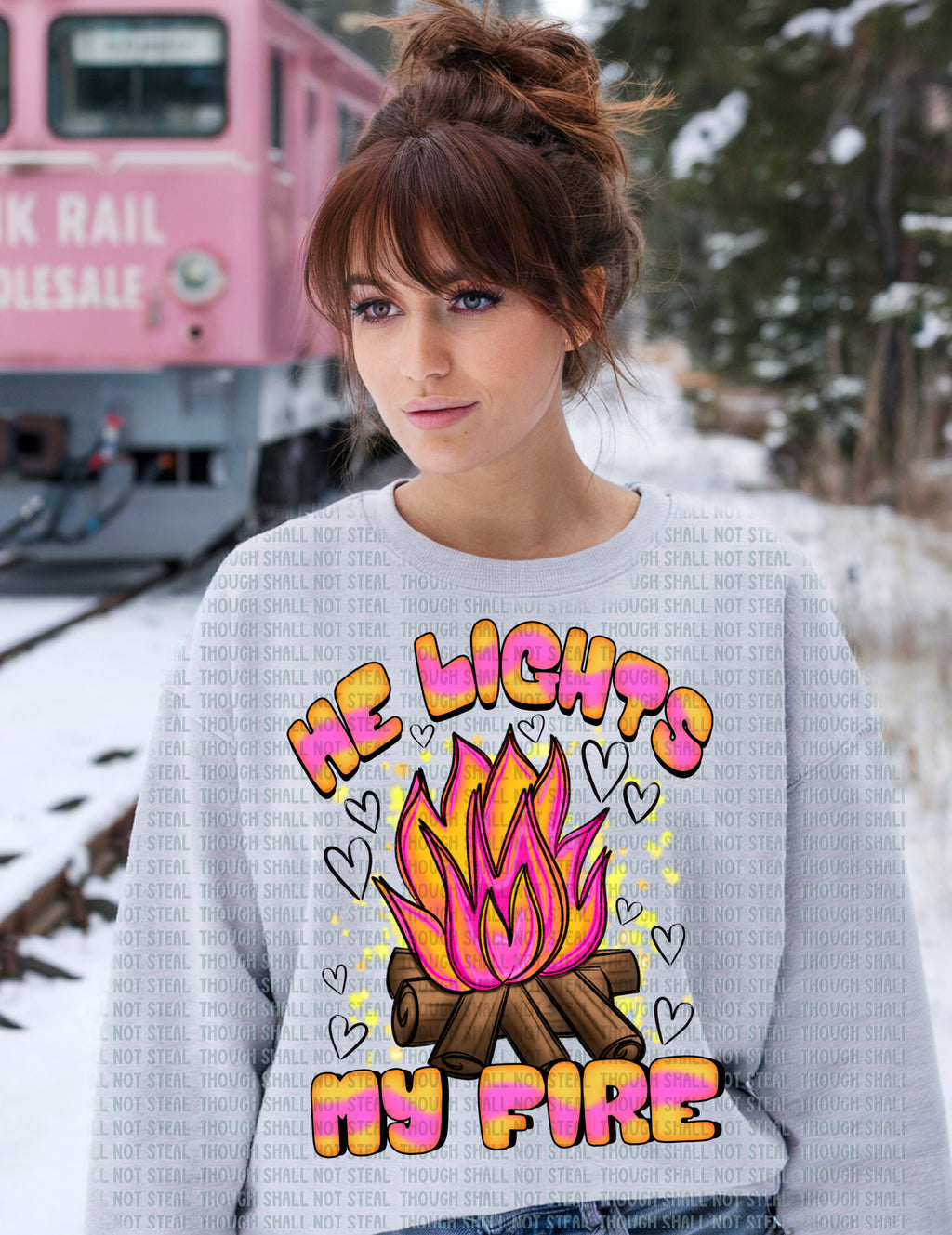 02-436 A He Lights My Fire Completed Tee