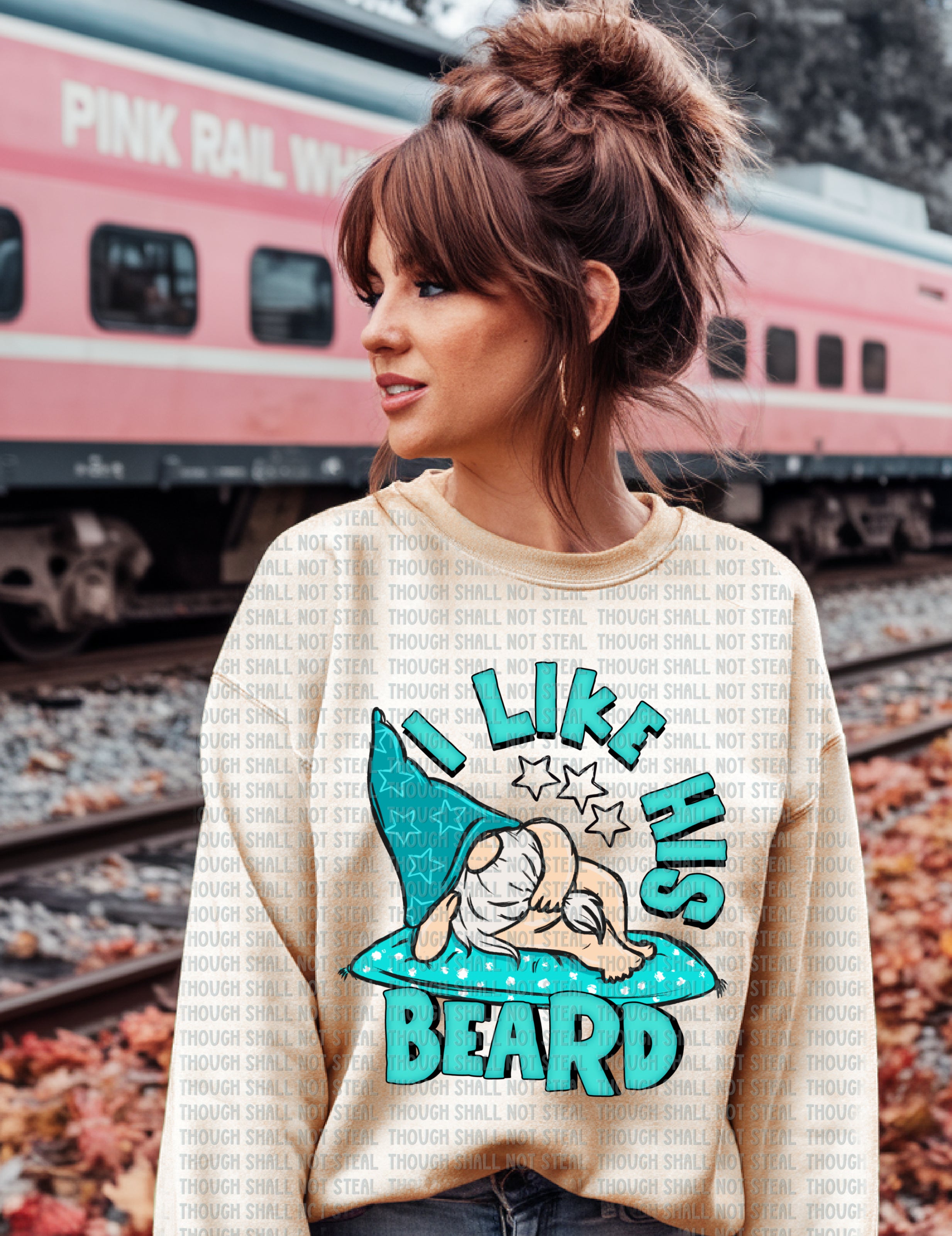 02-441 B I Like His Beard Completed Tee