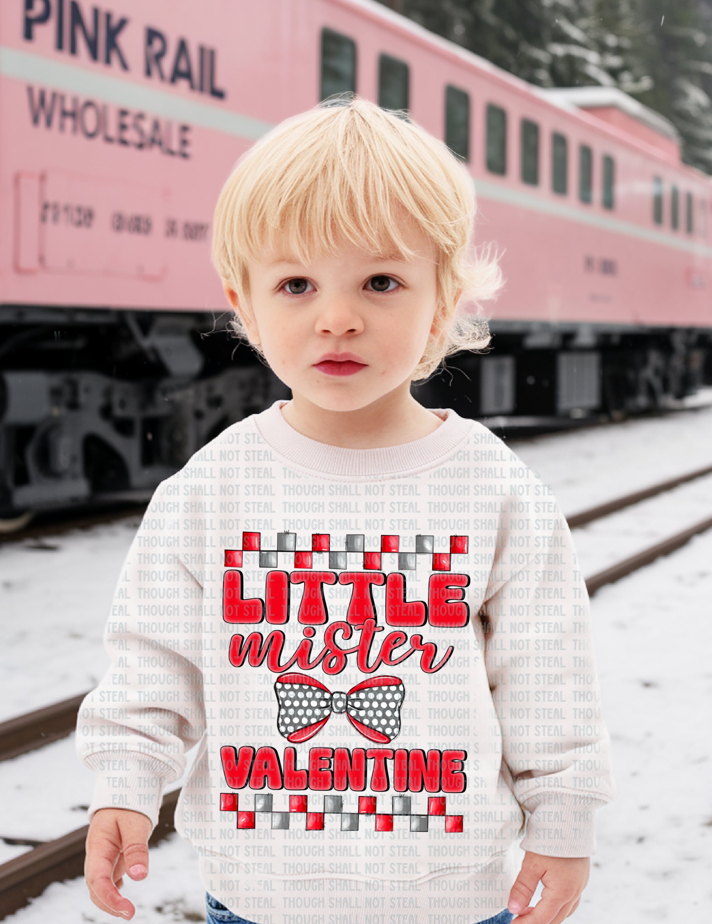 02-451 B Little Mister Valentine Completed Tee