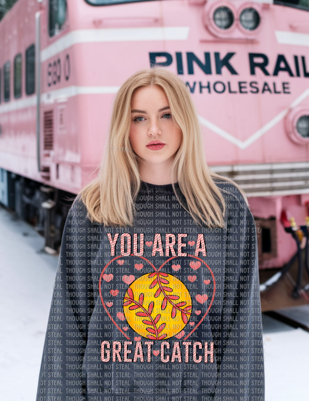 02-453 You are a Great Catch Completed Tee