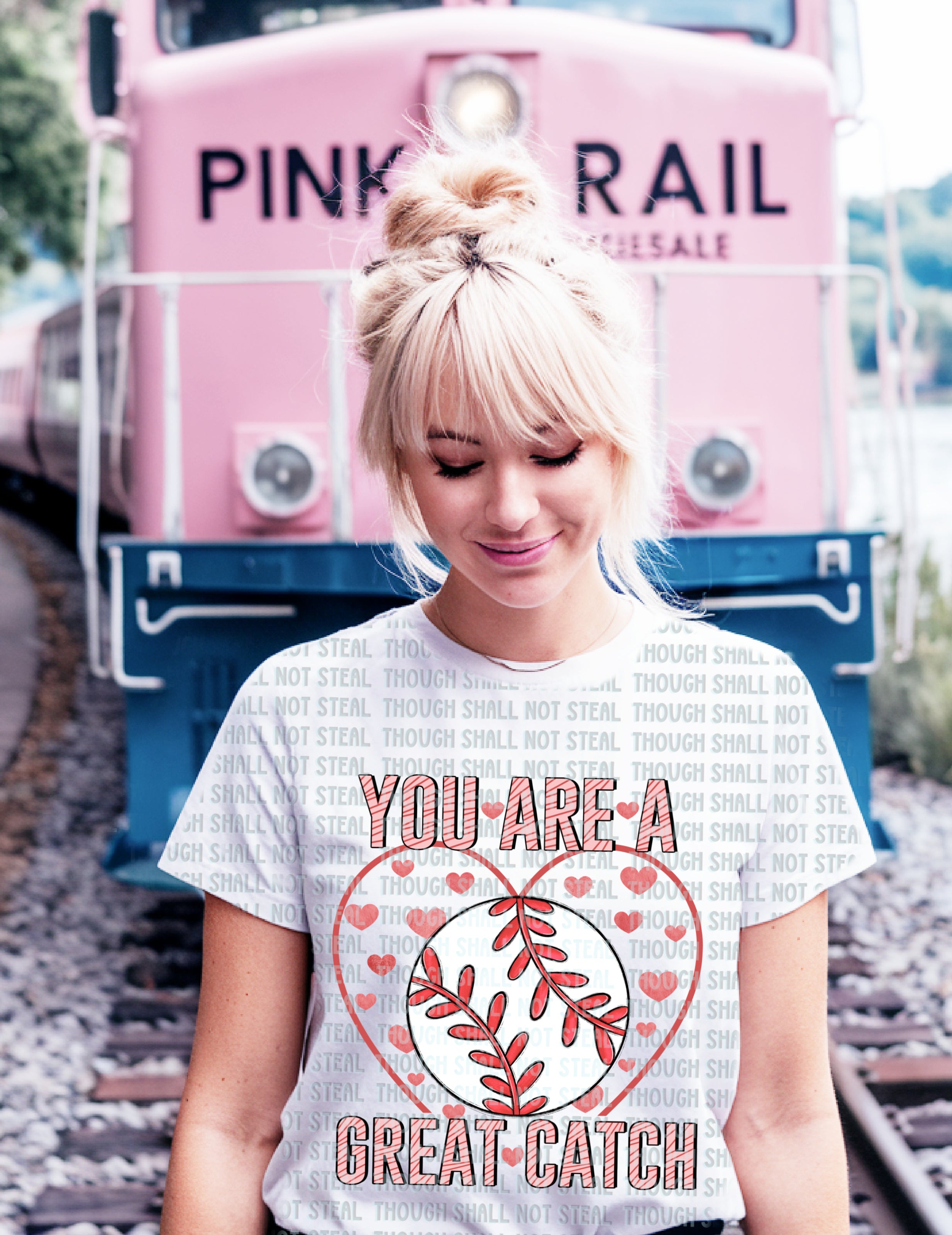 02-453 You are a Great Catch Completed Tee