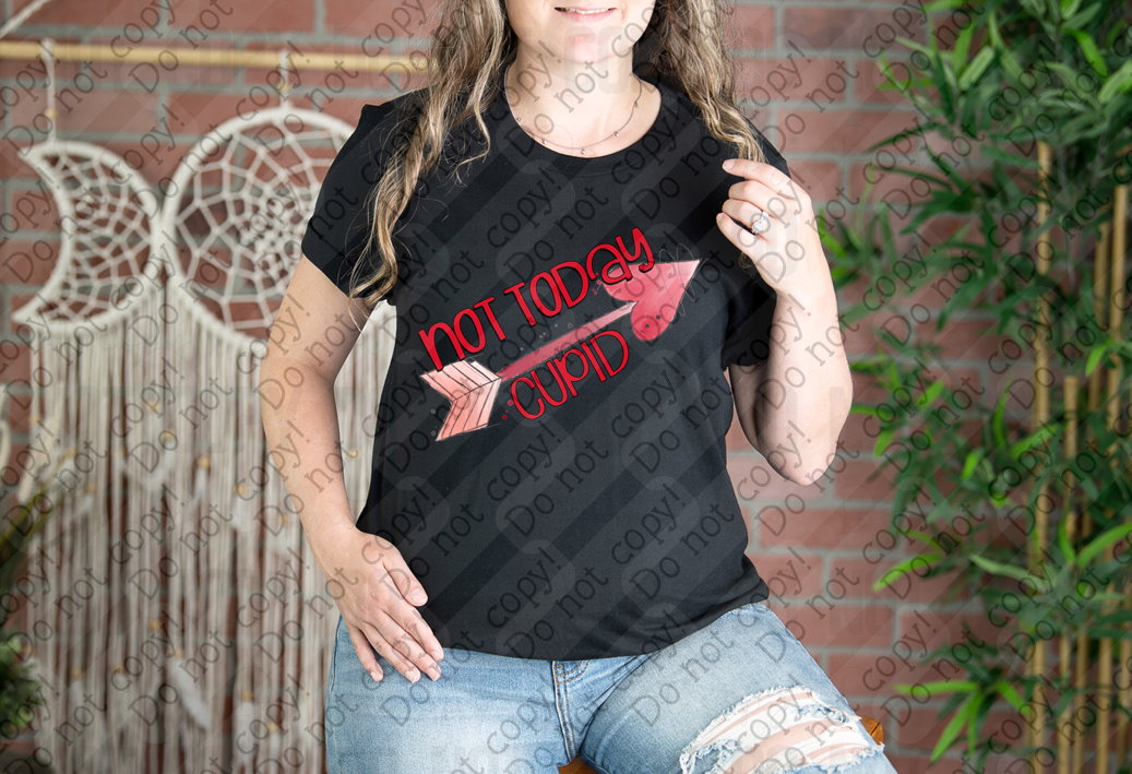 02-477 Not Today Cupid DTF TRANSFER ONLY