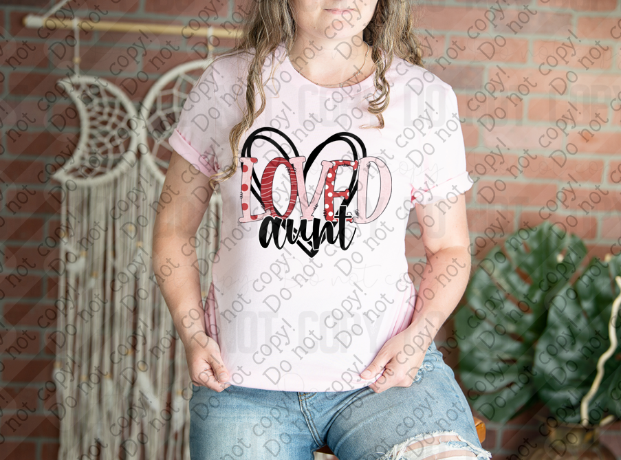 02-490 Loved Aunt Completed Tee