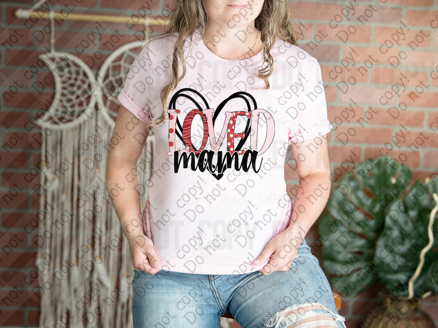 02-499 Loved Mama Completed Tee