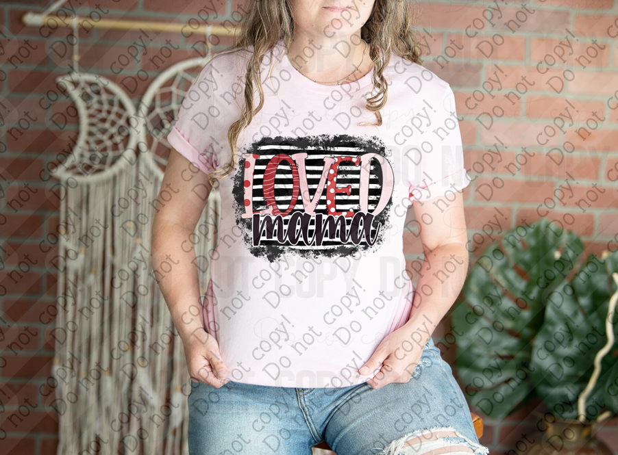02-509 Loved Mama tee