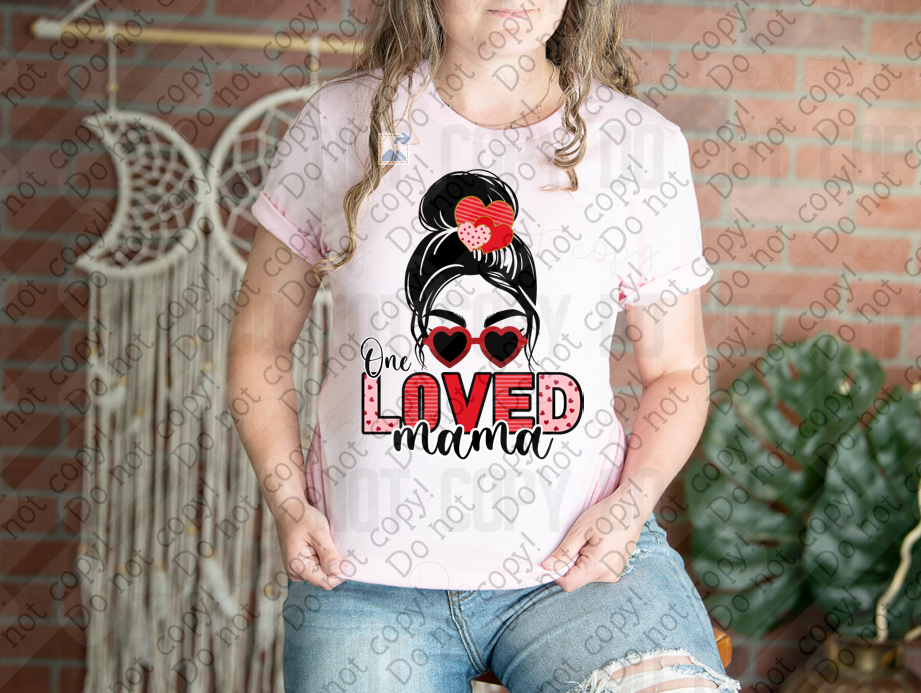 02-519 One Loved Mama tee