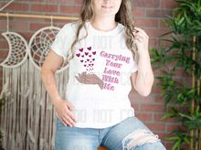 Load image into Gallery viewer, 02-51 Carrying Your Love With Me Completed Tee
