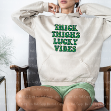 Load image into Gallery viewer, 03-02 Thick Thighs Lucky Vibes Completed Tee
