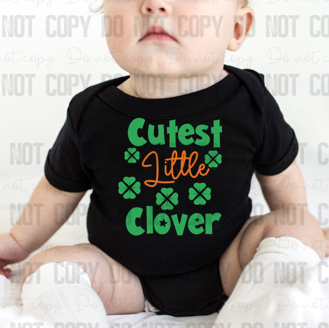03-102 Cutest Little Clover DTF TRANSFER ONLY