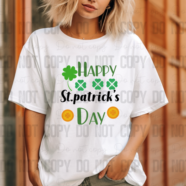 03-104 Happy St. Patrick's Day DTF TRANSFER ONLY