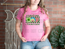 Load image into Gallery viewer, 03-13 Mister Charmer Completed Tee
