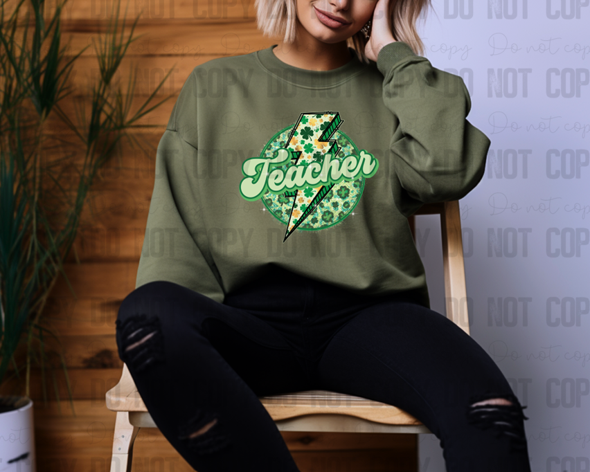 03-141 Teacher St. Patrick's DTF TRANSFER ONLY