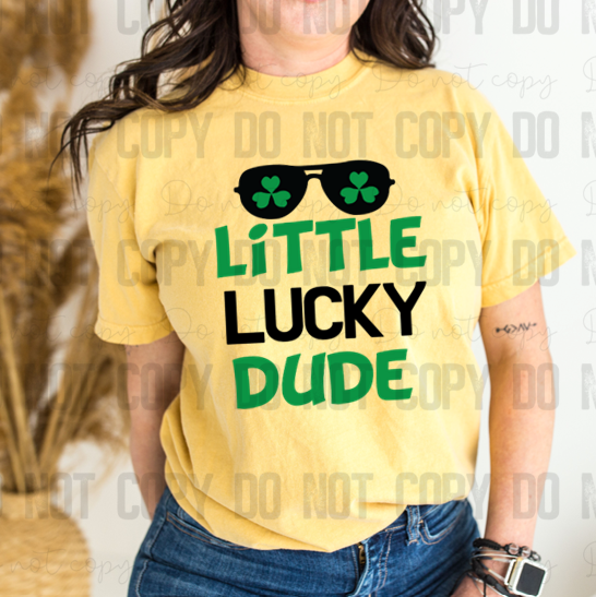 03-148 Little Lucky Dude DTF TRANSFER ONLY