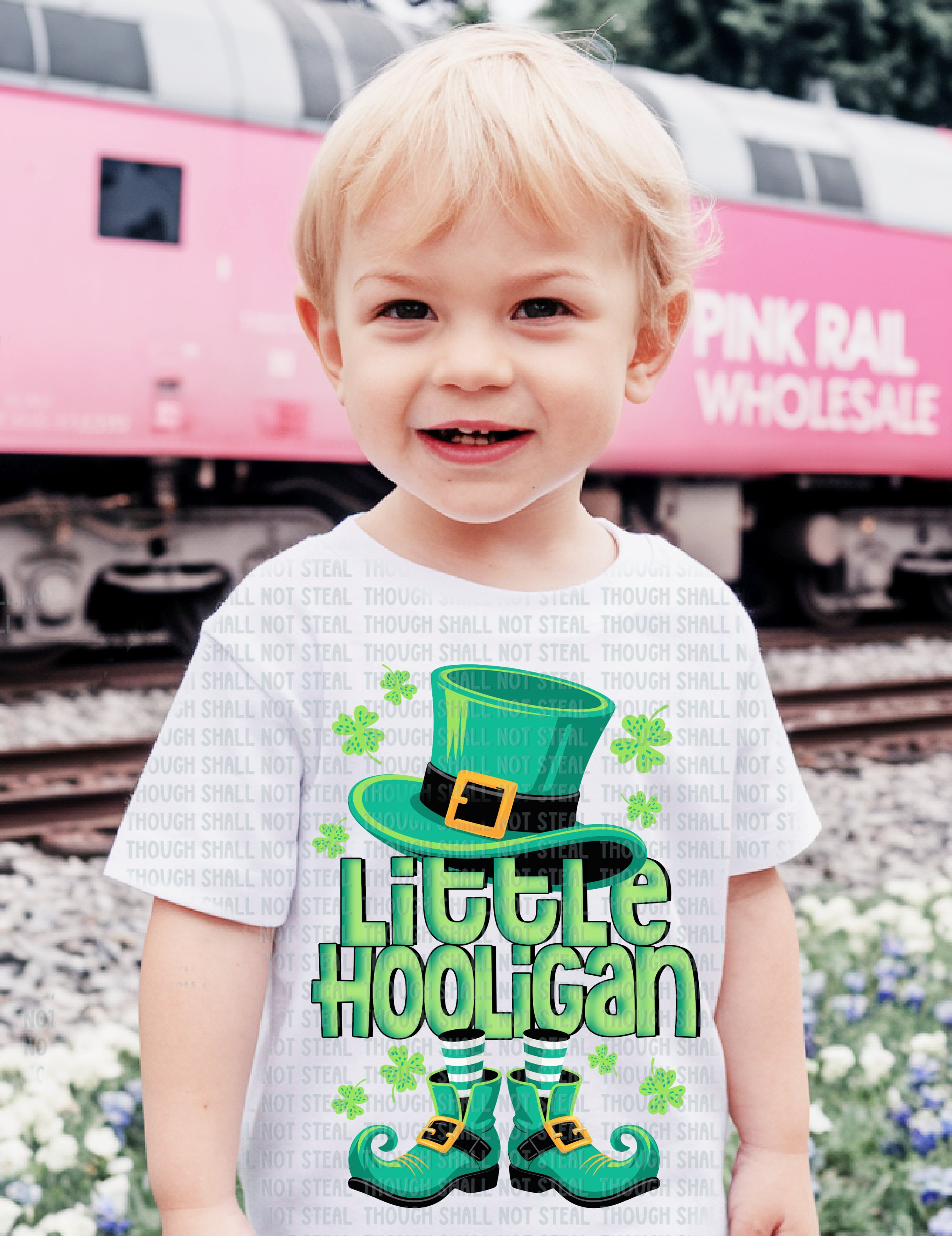 03-154 Little Hooligan Completed Tee