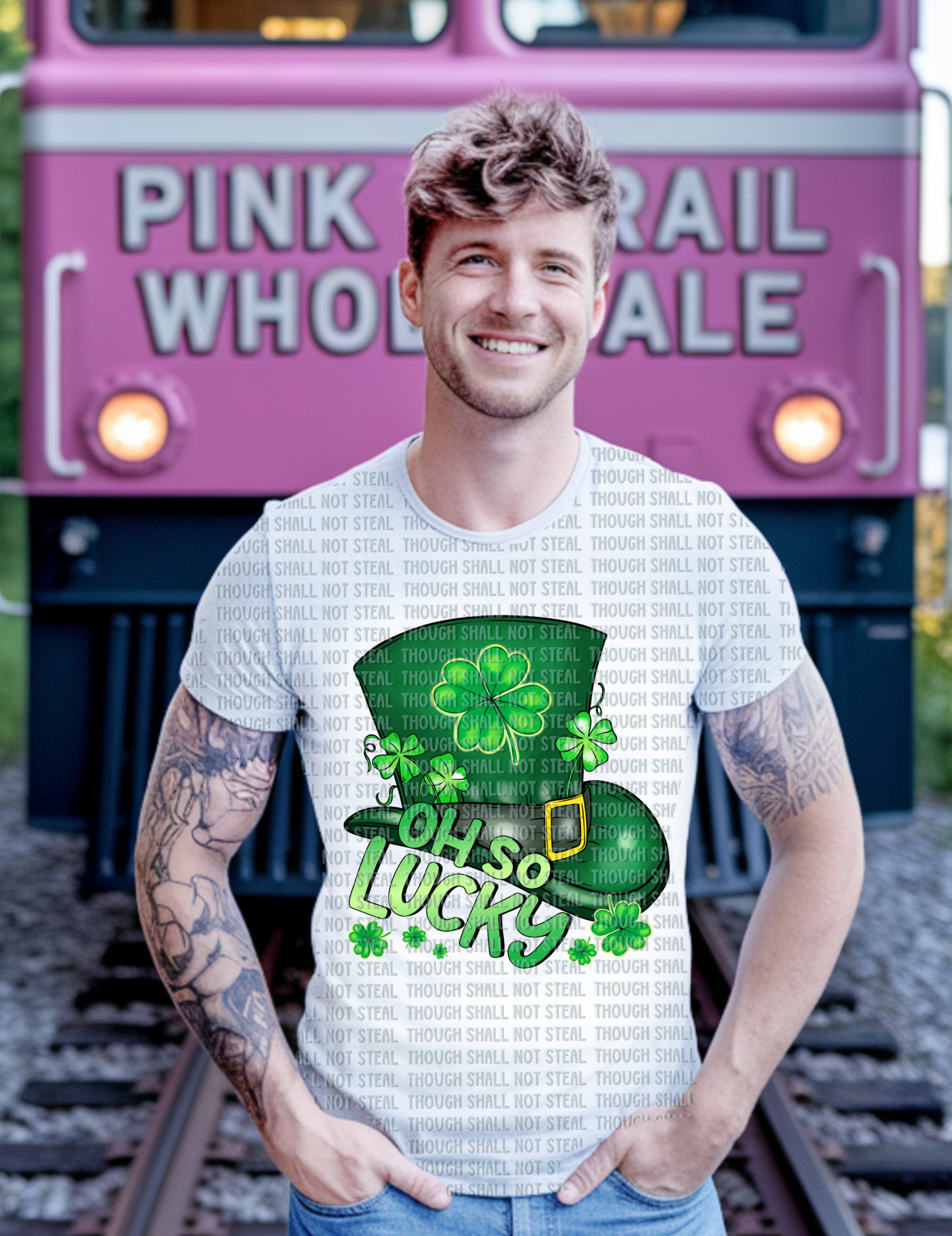 03-162 Oh so lucky Completed Tee