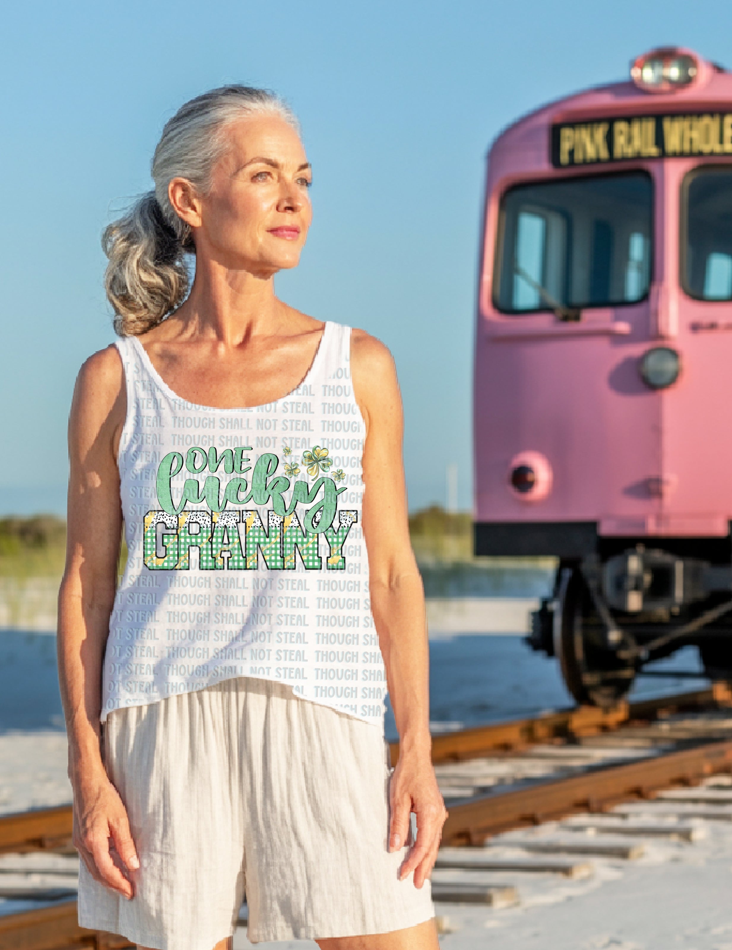 03-166 One Lucky (Choose One) 1 of 2 DTF TRANSFER ONLY