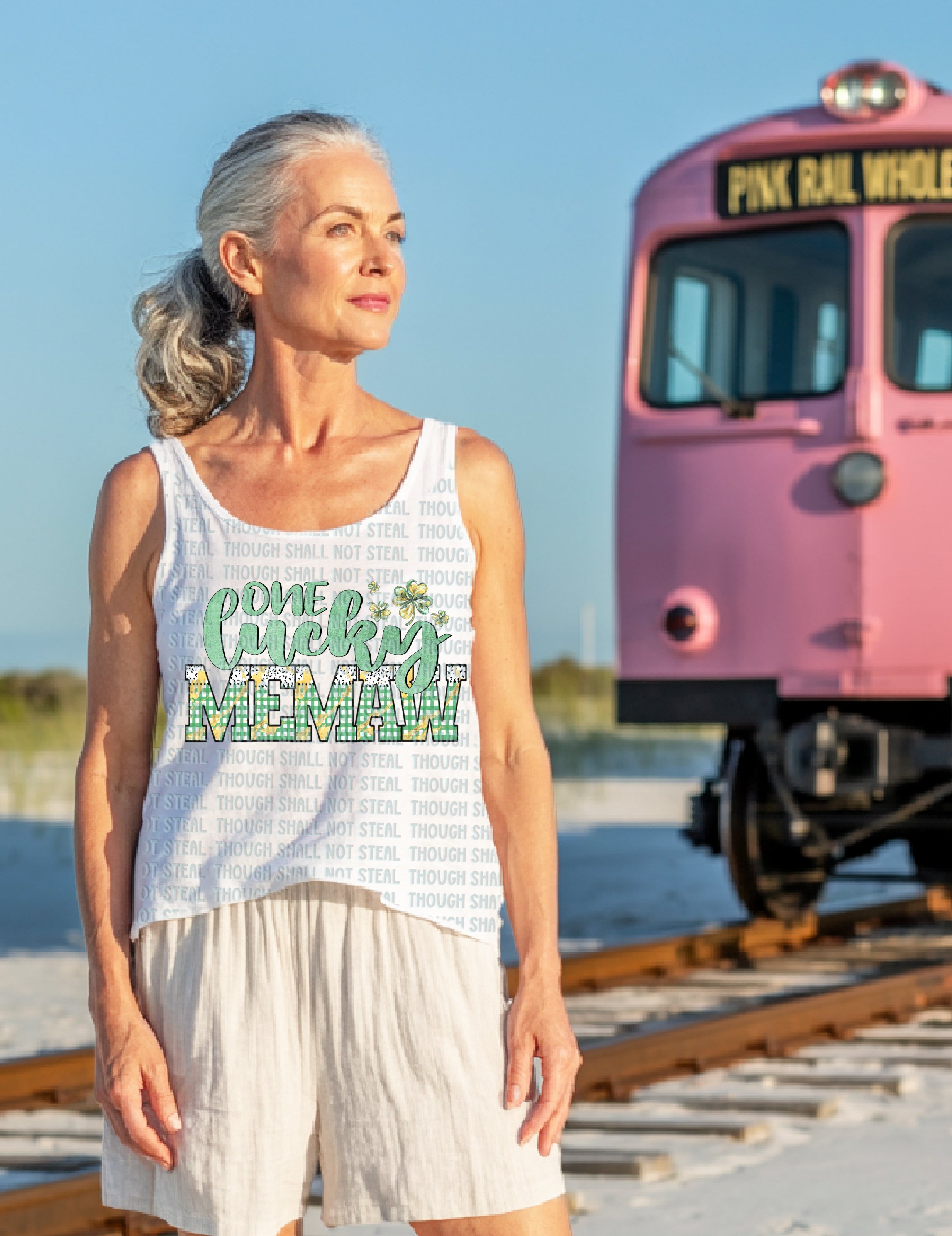 03-166 One Lucky (Choose One) 2 of 2 Completed Tee