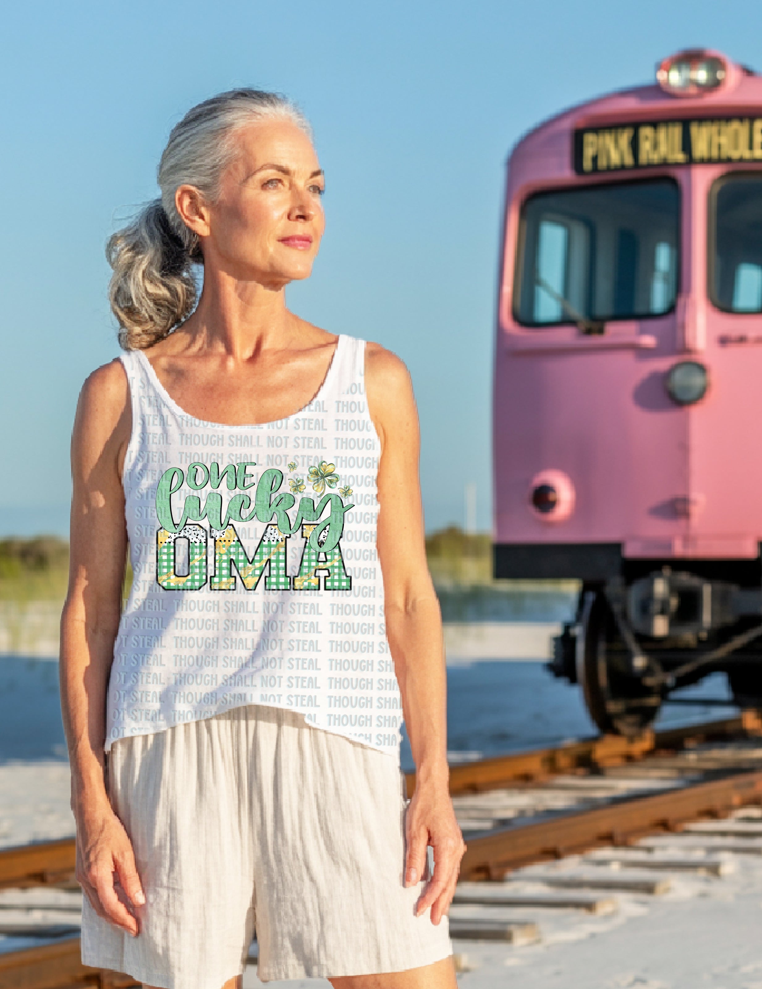 03-166 One Lucky (Choose One) 2 of 2 DTF TRANSFER ONLY