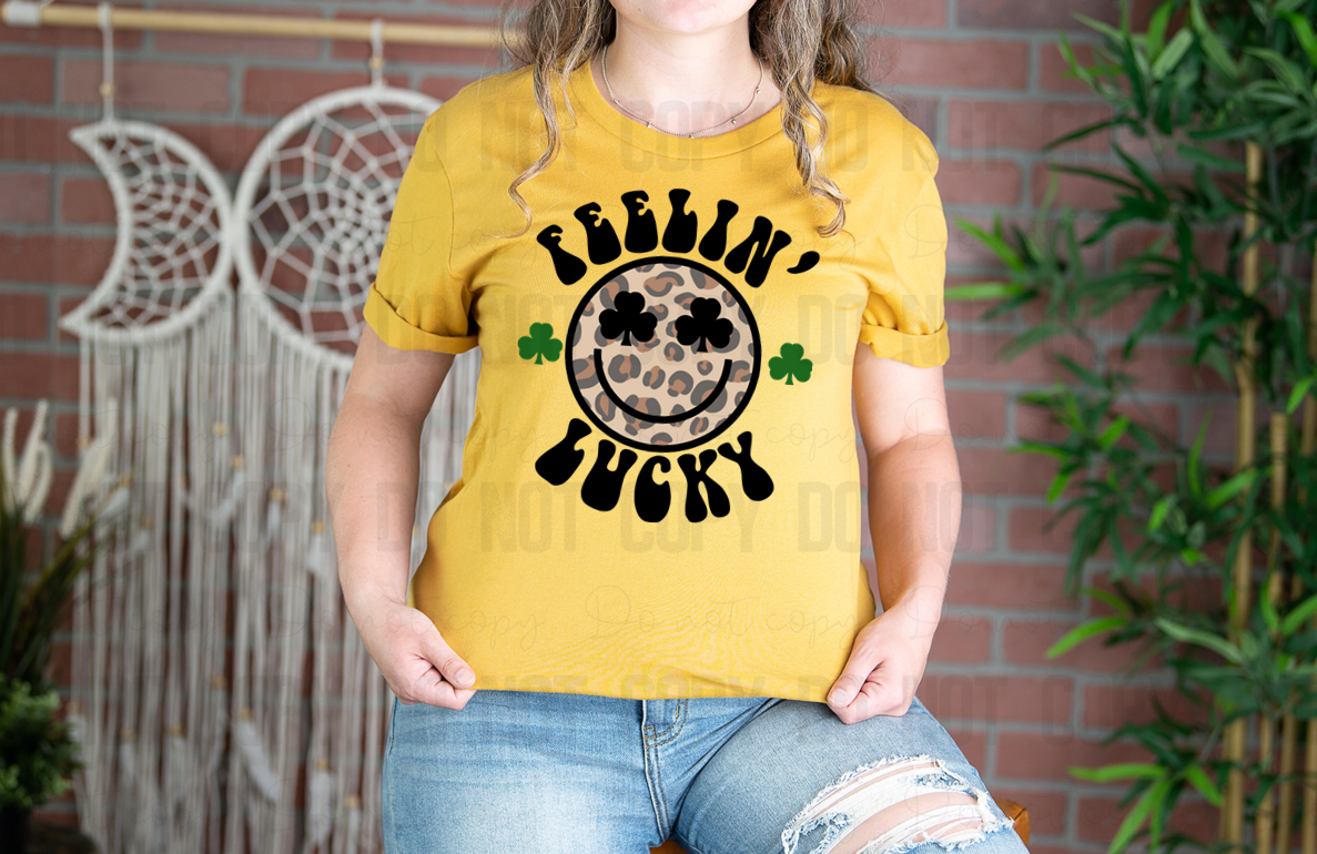 03-30 Feeling Lucky DTF TRANSFER ONLY