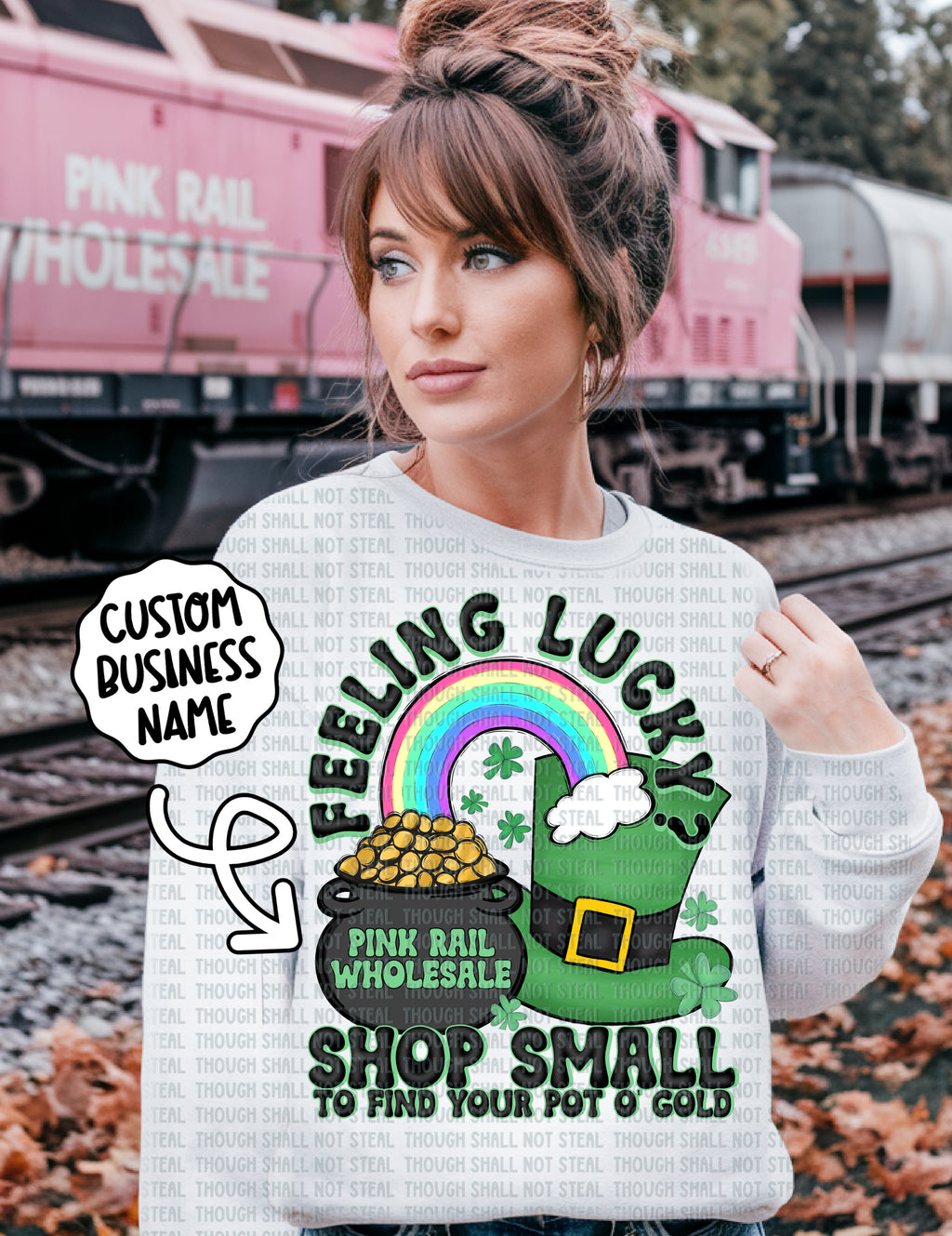 03-40 A Customize - Feeling Lucky Shop Small Completed Tee