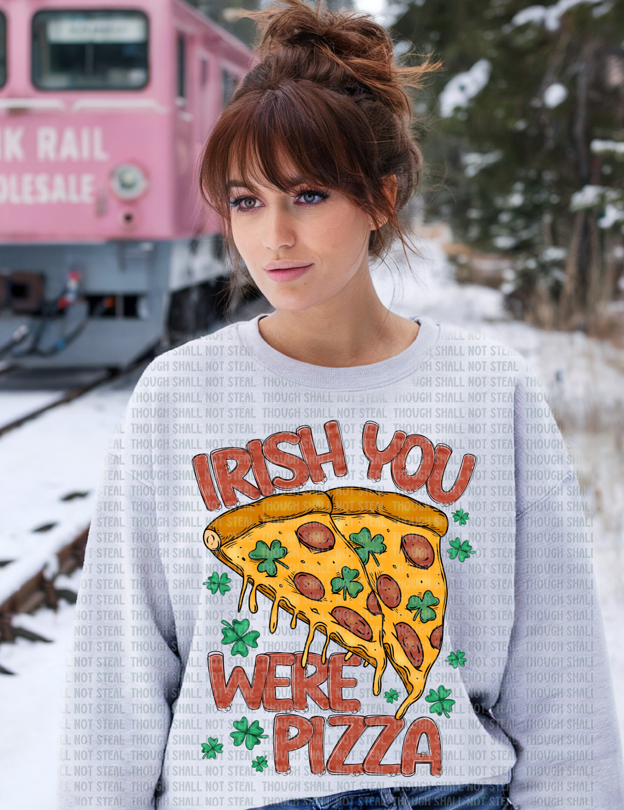 03-45 Irish You were Pizza Completed Tee