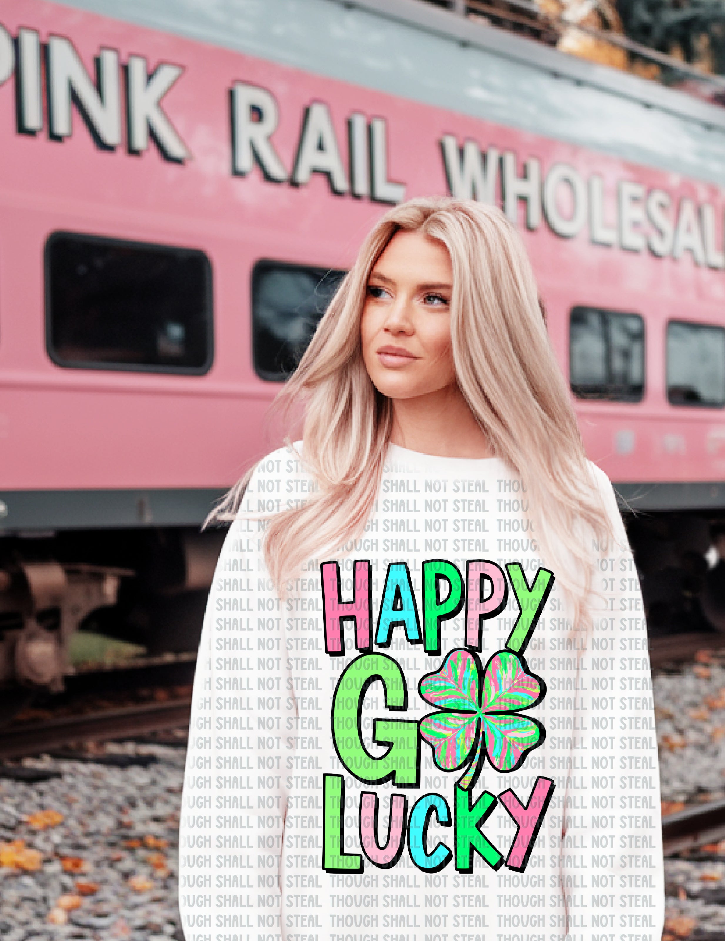 03-47 Happy Go Lucky Completed Tee