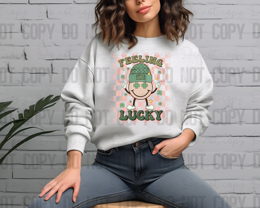 03-71 Feeling Lucky Completed Tee