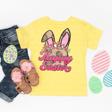 Load image into Gallery viewer, 04-04 Cheetah Bunny Happy Easter Completed Tee
