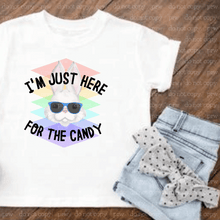 Load image into Gallery viewer, 04-10 Just Here For The Candy Completed Tee
